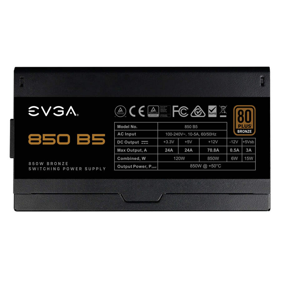 EVGA 850 B5 Power Supply 220-B5-0850-V1