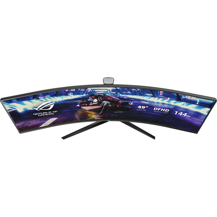 Asus ROG Strix XG49VQ 49" Class Double Full HD (DFHD) Curved Screen Gaming LCD Monitor - 32:9 - Black XG49VQ