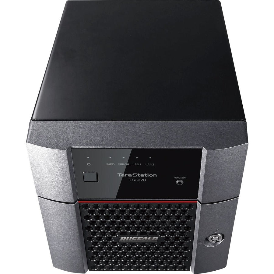 BUFFALO TeraStation 3220 2-Bay SMB 8TB (2x4TB) Desktop NAS Storage w/ Hard Drives Included TS3220DN0802