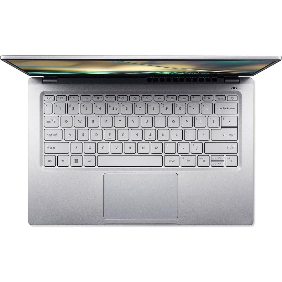 Acer Swift 3 SF314-512 SF314-512-78JG 14" Notebook - QHD - Intel Core i7 12th Gen i7-1260P - 16 GB - 512 GB SSD - English Keyboard - Pure Silver NX.K0FAA.004