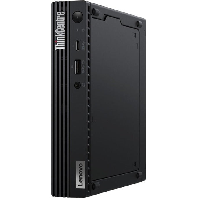 Lenovo ThinkCentre M80q Gen 3 11U10010US Desktop Computer - Intel Core i5 12th Gen i5-12500T - vPro Technology - 8 GB - 256 GB SSD - Tiny - Raven Black 11U10010US
