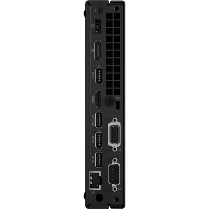 Lenovo ThinkCentre M80q Gen 3 11U10010US Desktop Computer - Intel Core i5 12th Gen i5-12500T - vPro Technology - 8 GB - 256 GB SSD - Tiny - Raven Black 11U10010US
