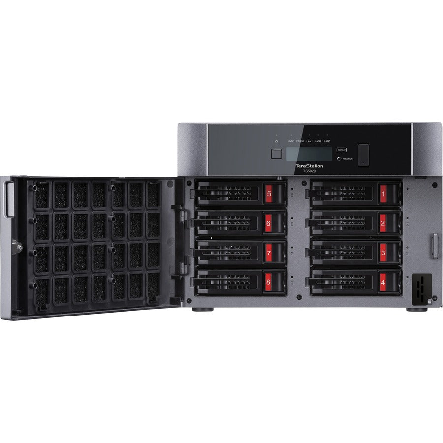 BUFFALO TeraStation 5820 8-Bay 48TB (4x12TB) Business Desktop NAS Storage Hard Drives Included TS5820DN4804