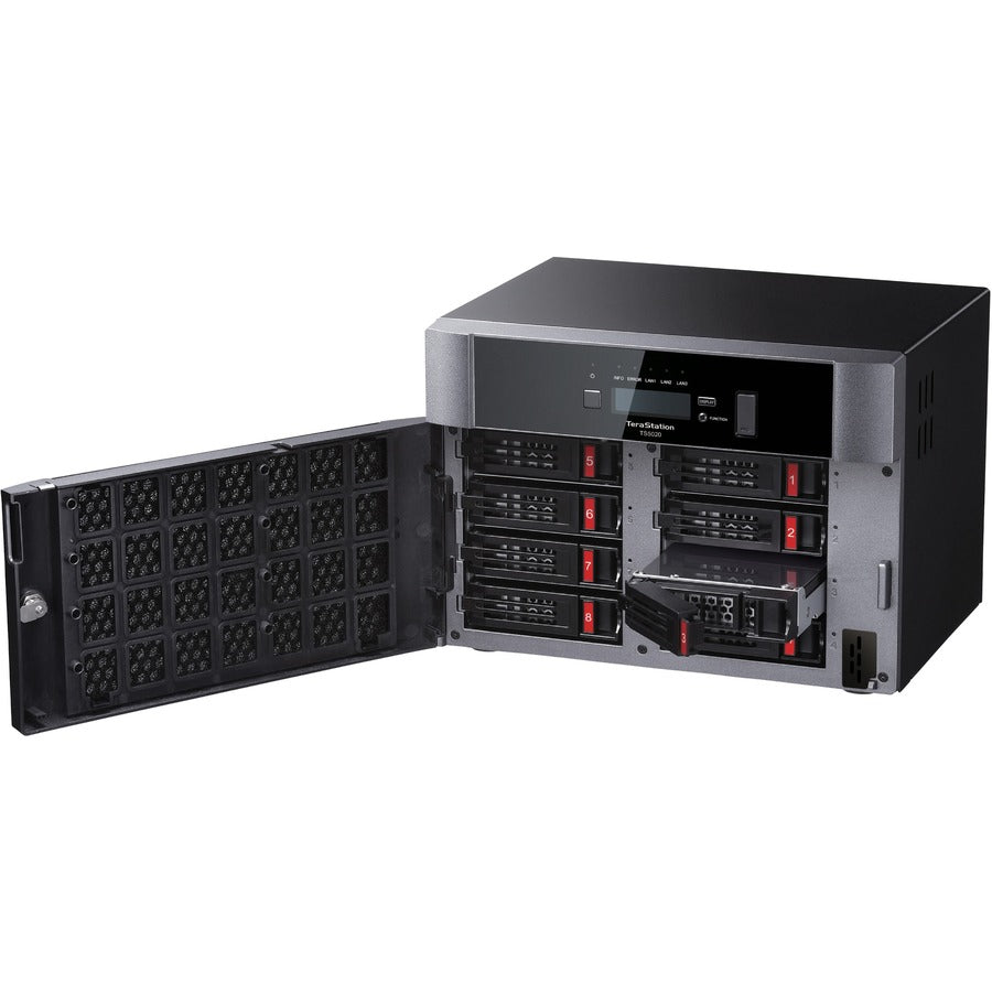 BUFFALO TeraStation 5820 8-Bay 48TB (4x12TB) Business Desktop NAS Storage Hard Drives Included TS5820DN4804