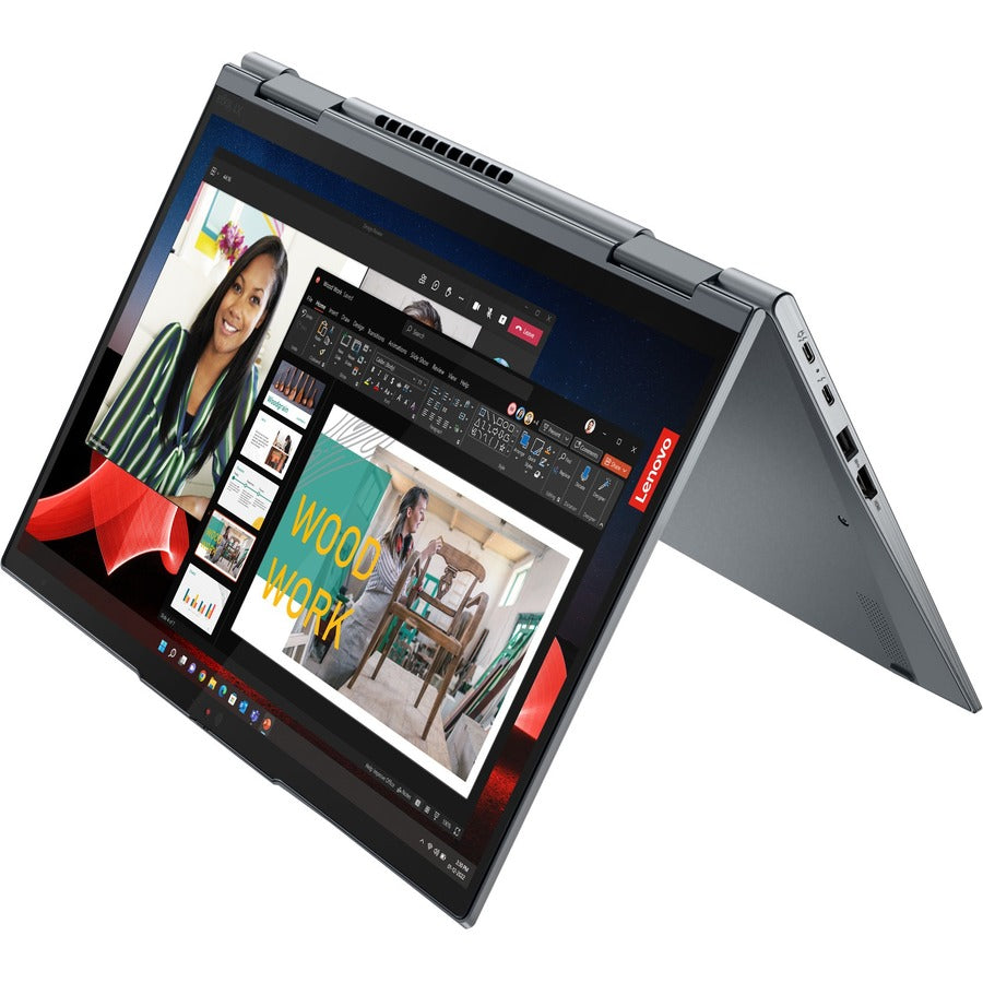 Lenovo ThinkPad X1 Yoga Gen 8 21HQ0007US 14" Touchscreen Convertible 2 in 1 Notebook - WUXGA - Intel Core i7 13th Gen i7-1355U - Intel Evo Platform - 16 GB - 512 GB SSD - English Keyboard - Storm Gray 21HQ0007US