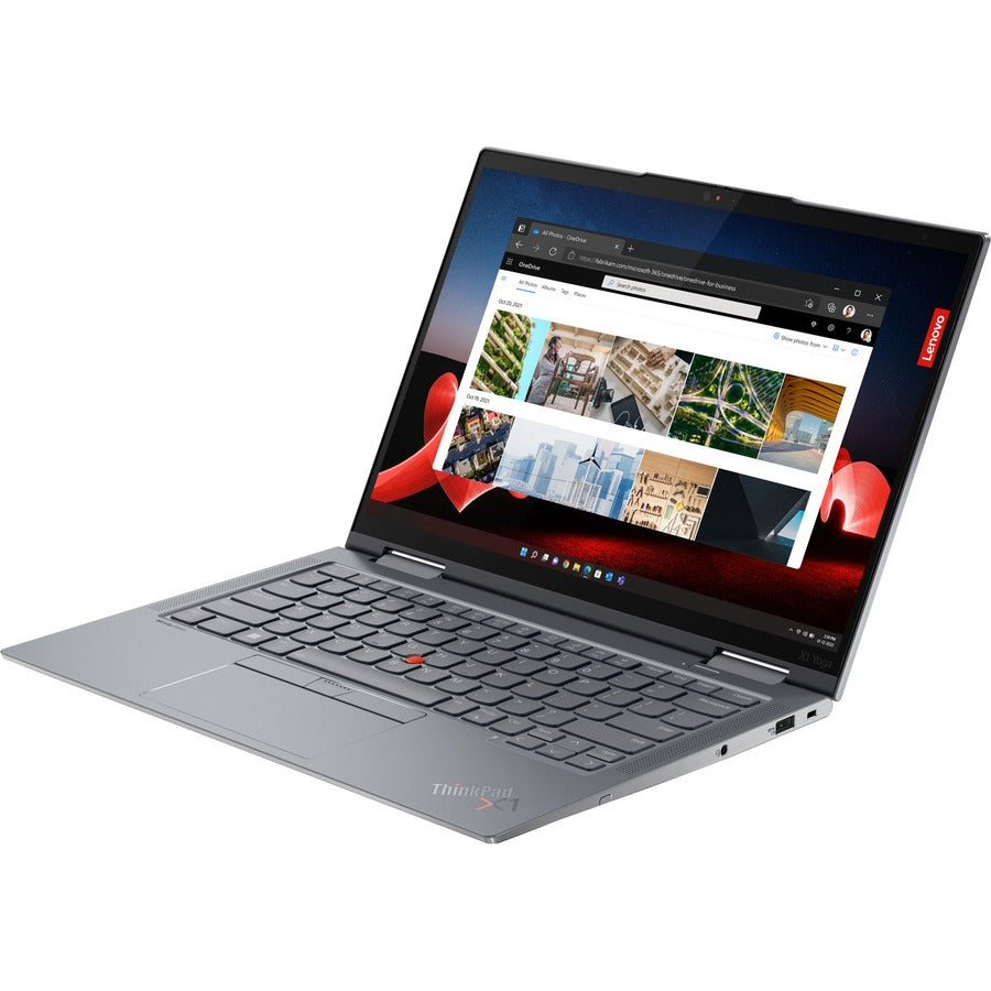 Lenovo ThinkPad X1 Yoga Gen 8 21HQ0007US 14" Touchscreen Convertible 2 in 1 Notebook - WUXGA - Intel Core i7 13th Gen i7-1355U - Intel Evo Platform - 16 GB - 512 GB SSD - English Keyboard - Storm Gray 21HQ0007US