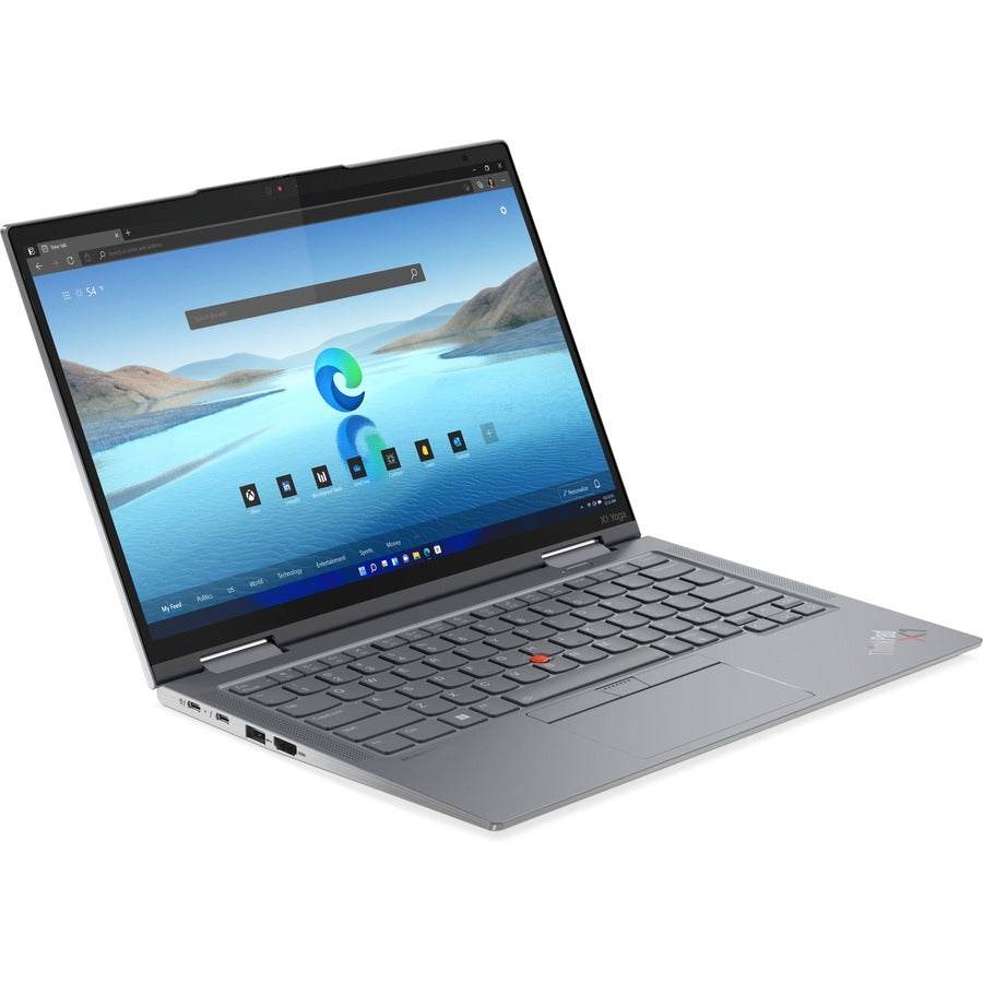 Lenovo ThinkPad X1 Yoga Gen 8 21HQ0007US 14" Touchscreen Convertible 2 in 1 Notebook - WUXGA - Intel Core i7 13th Gen i7-1355U - Intel Evo Platform - 16 GB - 512 GB SSD - English Keyboard - Storm Gray 21HQ0007US