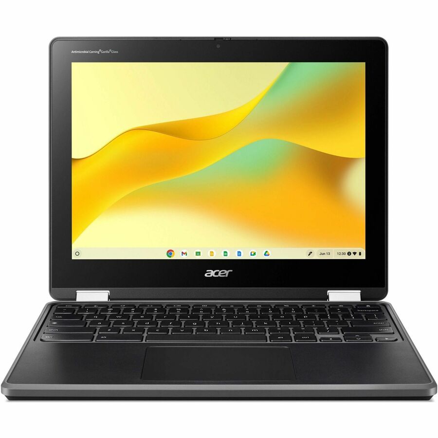 Acer Chromebook Spin 512 R856TN R856TN-P20G 12" Touchscreen Convertible 2 in 1 Chromebook - HD+ - Intel N200 - 8 GB - 64 GB Flash Memory - English (US) Keyboard - Shale Black NX.KE4AA.002