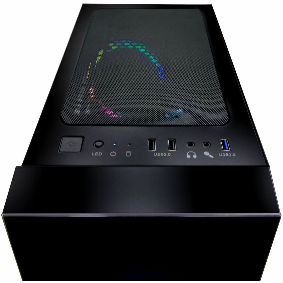 CLX SET TGMSETGXM0501BM Gaming Desktop Computer - AMD Ryzen 5 3600 - 8 GB - 480 GB SSD - Mini-tower - Black TGMSETGXM0501BM