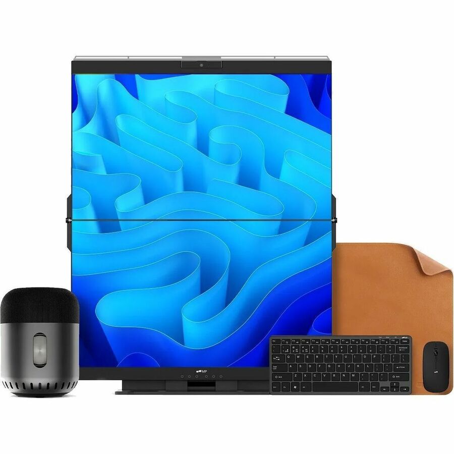 Mobile Pixels Geminos T 24" Dual-Stacked 1080p Monitors with Multi-Touch and Webcam 116-1001P03