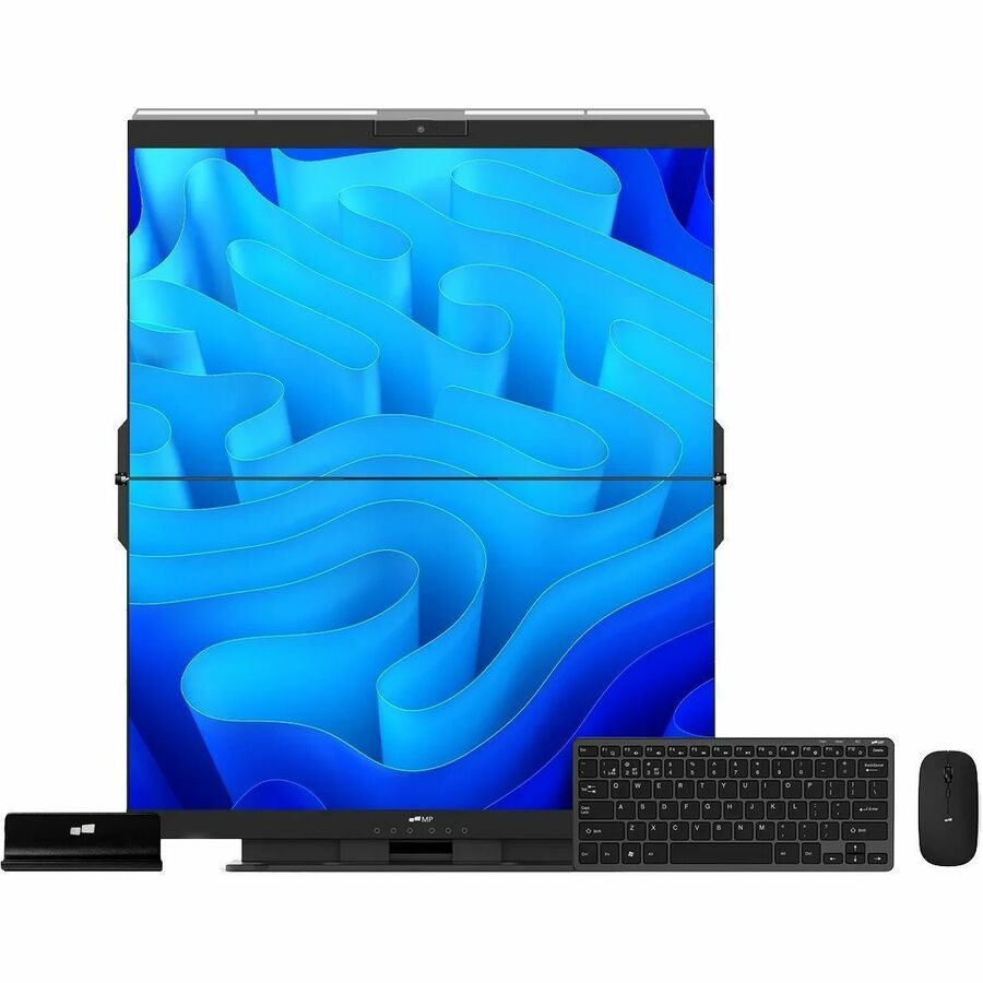 Mobile Pixels Geminos T 24" Dual-Stacked 1080p Monitors with Multi-Touch and Webcam 116-1001P03
