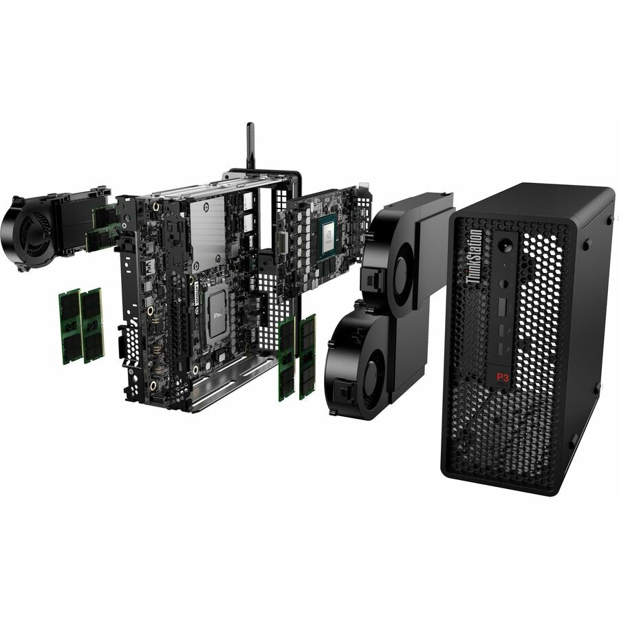 Lenovo ThinkStation P3 30HA001YUS Workstation - Intel Core i7 13th Gen i7-13700 - 32 GB - 1 TB SSD - Ultra Small 30HA001YUS