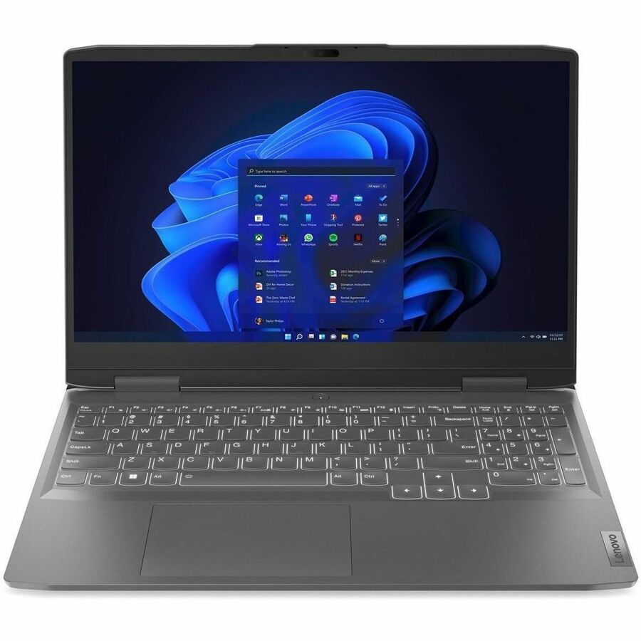 Lenovo LOQ 15IRH8 82XV0011US 15.6" Gaming Notebook - Full HD - Intel Core i5 13th Gen i5-13420H - 8 GB - 512 GB SSD - English (US) Keyboard - Storm Gray 82XV0011US