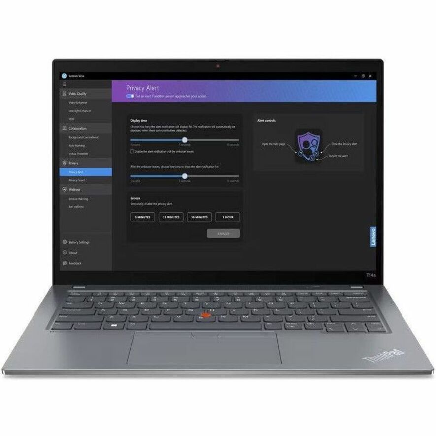 Lenovo ThinkPad T14s Gen 4 21F6001CUS 14" Notebook - WUXGA - Intel Core i5 13th Gen i5-1335U - 16 GB - 256 GB SSD - English Keyboard - Storm Gray 21F6001CUS