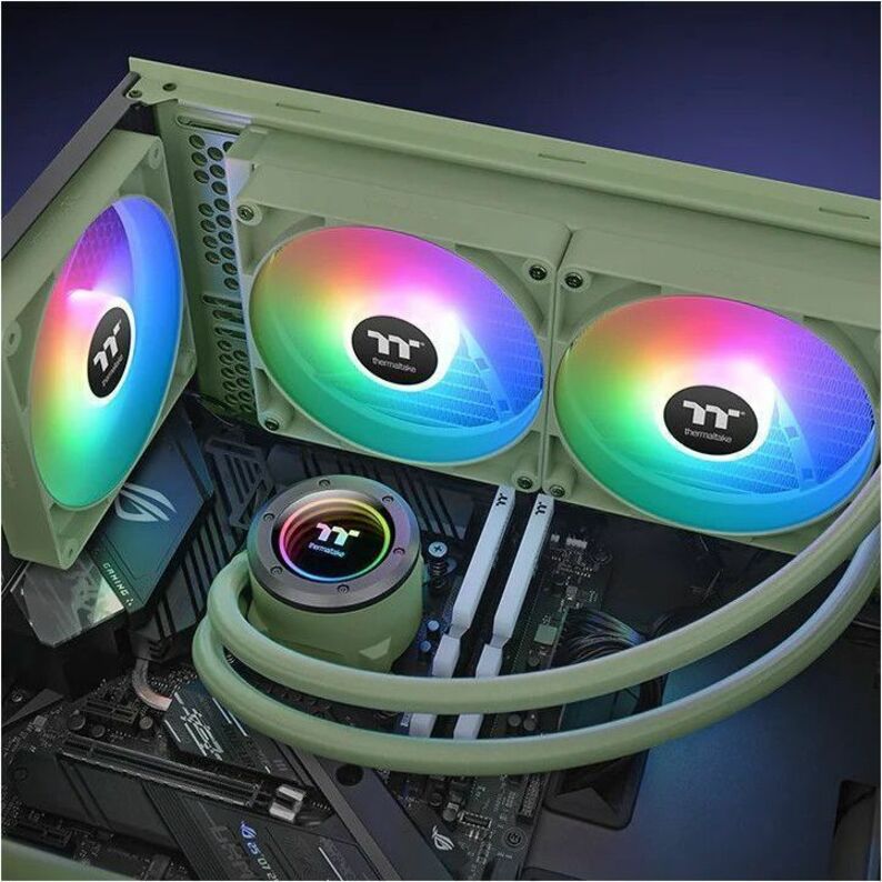 Thermaltake TH280 V2 ARGB Sync All-In-One Liquid Cooler - Matcha Green Edition CL-W375-PL14MG-A