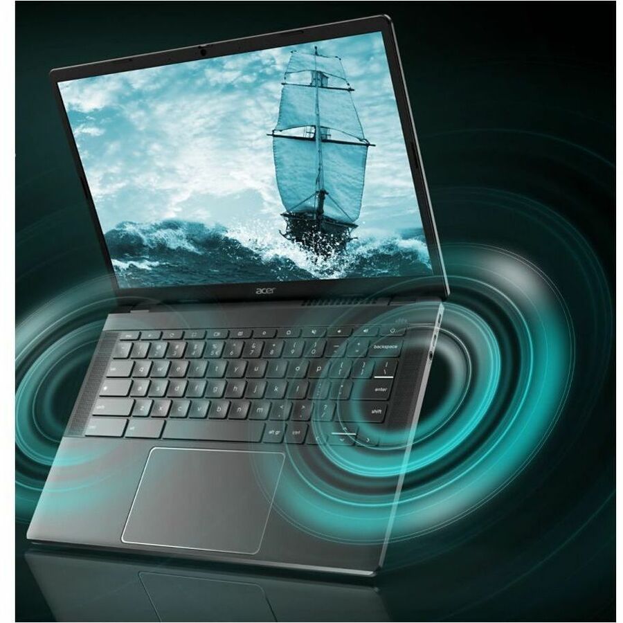 Acer Chromebook Plus 514 CBE574-1T-R9TX 14" Touchscreen Chromebook - WUXGA - AMD Ryzen 5 7520C - 16 GB - 256 GB SSD - English (US) Keyboard - Iron NX.KRDAA.004