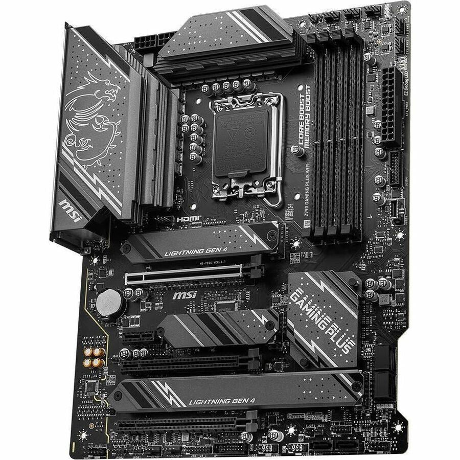 MSI Z790 GAMING PLUS WIFI Gaming Desktop Motherboard - Intel Z790 Chipset - Socket LGA-1700 - ATX PROZ790GAMPLUSWIFI