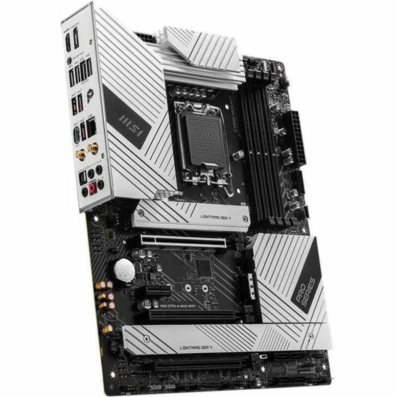 MSI PRO Z790-A MAX WIFI Gaming Desktop Motherboard - Intel Z790 Chipset - Socket LGA-1700 - ATX PROZ790AMAXWIFI