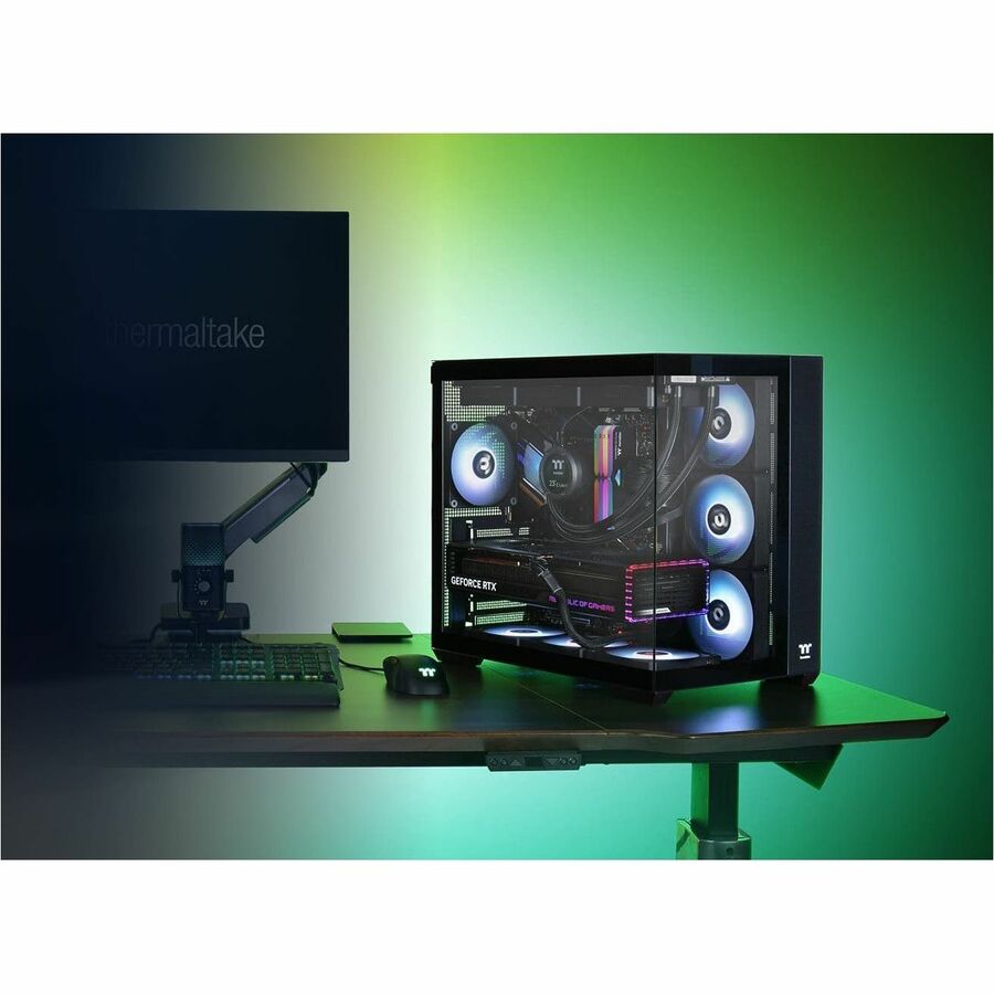 Thermaltake View 380 TG ARGB Mid Tower Chassis CA-1Z2-00M1WN-00