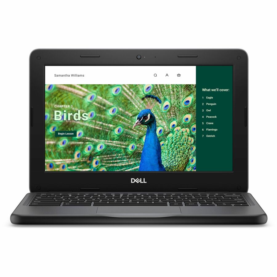 Dell Chromebook 3000 3120 11.6" Touchscreen Convertible 2 in 1 Chromebook - HD - Intel N-Series N100 - 4 GB - 64 GB Flash Memory - English (US) Keyboard - Gray J9HDD