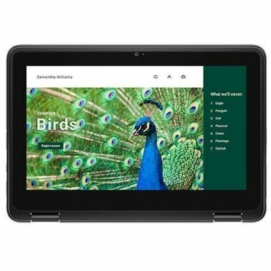 Dell Chromebook 3000 3120 11.6" Touchscreen Convertible 2 in 1 Chromebook - HD - Intel N-Series N100 - 4 GB - 64 GB Flash Memory - English (US) Keyboard - Gray J9HDD