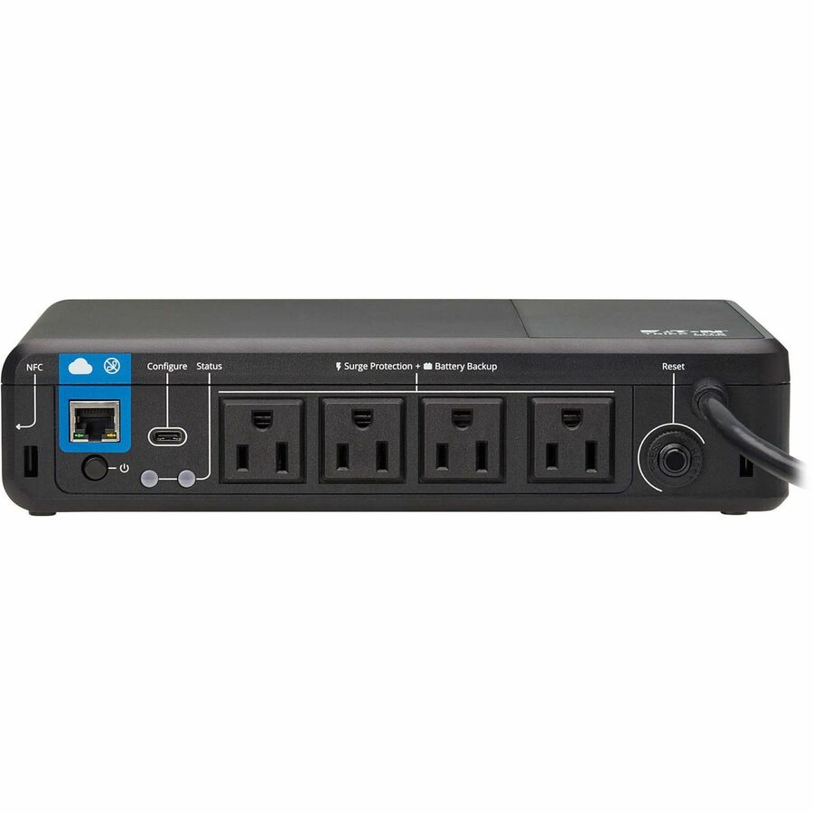 Eaton Tripp Lite Series 600VA 300W 120V Standby Cloud-Connected UPS with Remote Monitoring - 4 NEMA 5-15R Outlets (Surge + Battery Backup), 5-15P Plug, Desktop BC600RNC