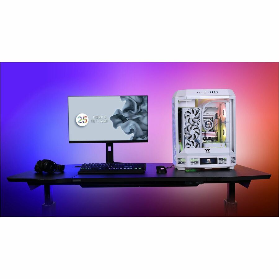 Thermaltake The Tower 600 Snow Mid Tower Chassis CA-1Z1-00M6WN-00