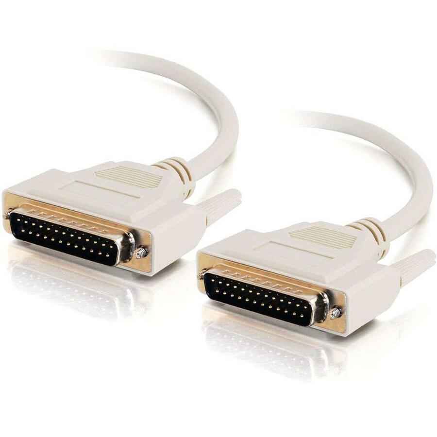 C2G 3ft DB25 M/M Serial RS232 Cable 02664