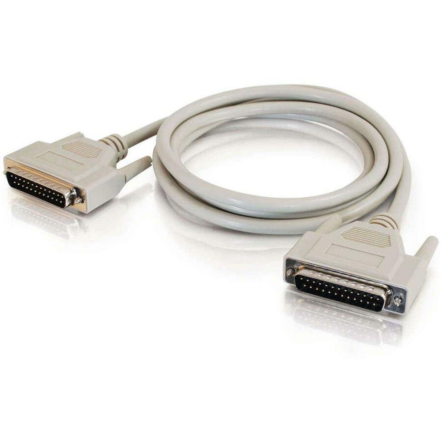 C2G 3ft DB25 M/M Serial RS232 Cable 02664