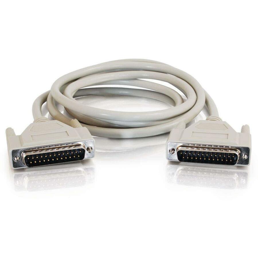 C2G 3ft DB25 M/M Serial RS232 Cable 02664