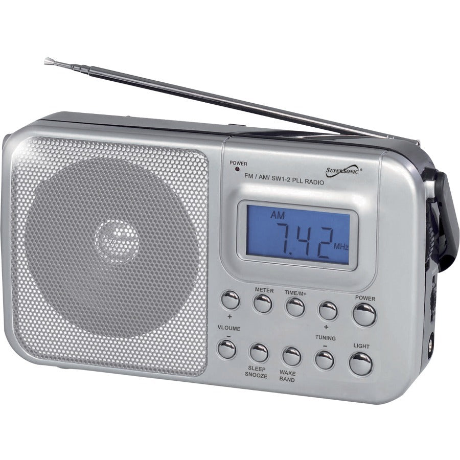 Supersonic 4 Band AM/FM/SW1-2 PLL Radio SC-1091