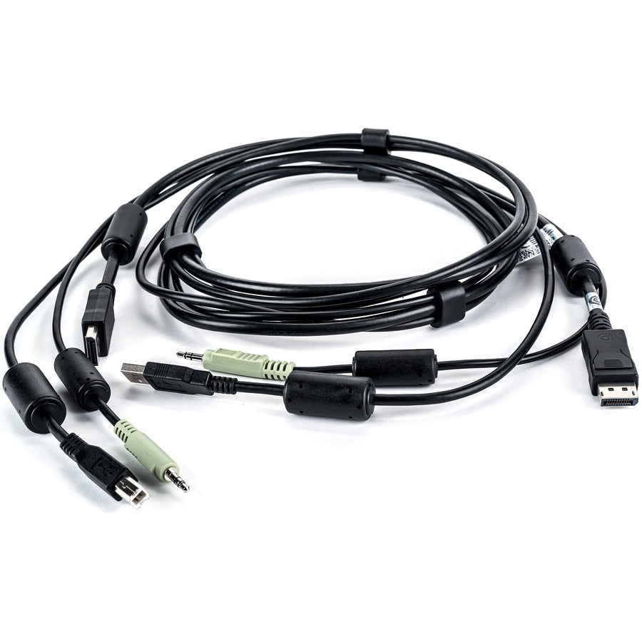 Vertiv Avocent USB Keyboard and Mouse, DisplayPort and Audio Cable, 6 ft. for Vertiv Avocent SV and SC Series Switches CBL0102