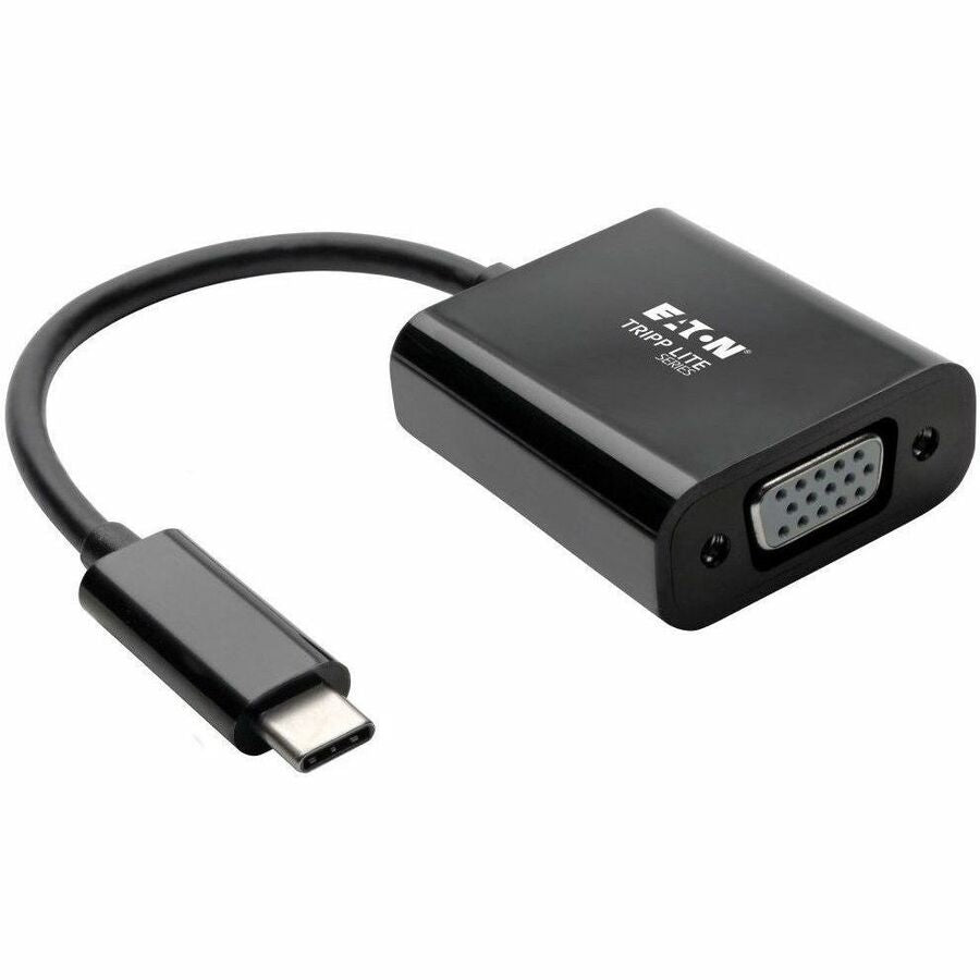 Eaton Tripp Lite Series USB-C to VGA Adapter with Alternate Mode - DP 1.2, Black U444-06N-VB-AM