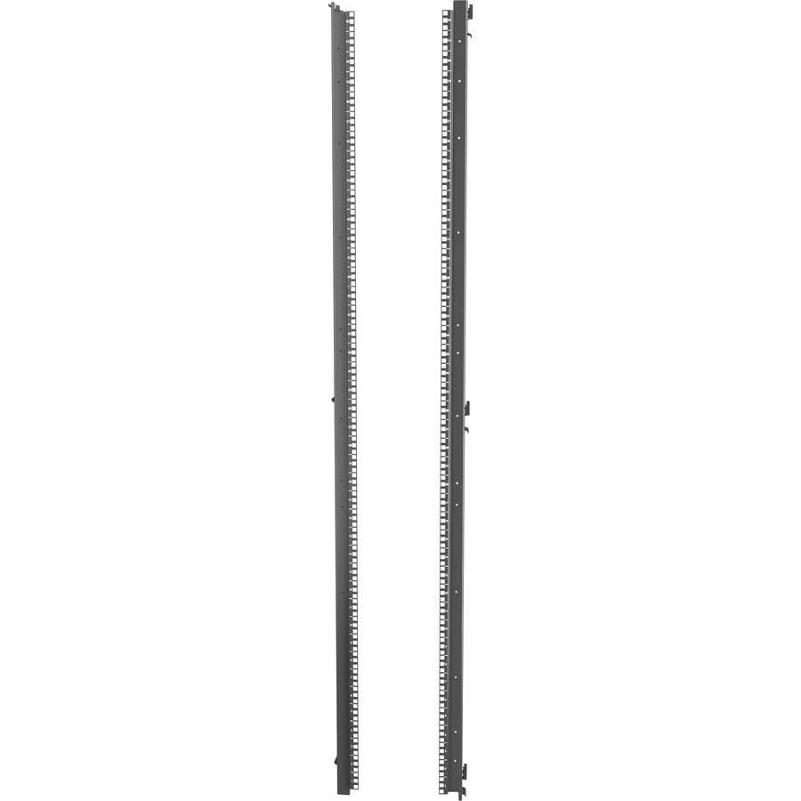 Vertiv VR 42U x 600mm Wide 19" Server Rails Square Hole Black VRA6013