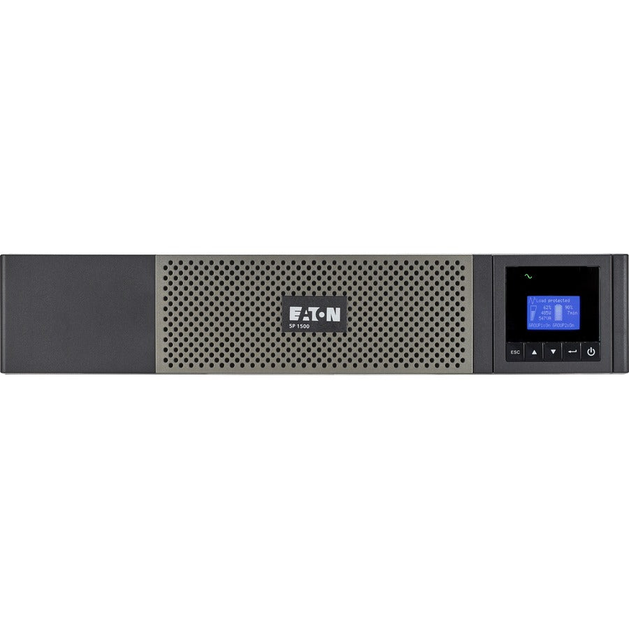 Eaton 5P 1440VA 1100W 120V Line-Interactive UPS, 5-15P, 10x 5-15R Outlets, 16-Inch Depth, True Sine Wave, Cybersecure Network Card Option, 2U - Battery Backup 5P1500RC