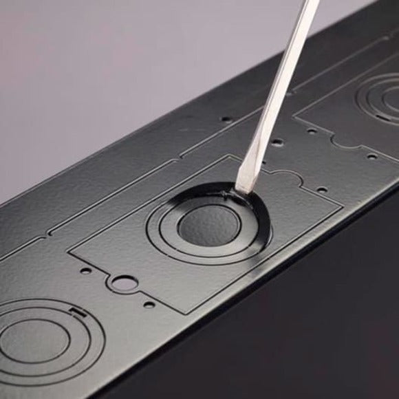 Chief Proximity In-Wall Storage Box with Flange & Cover - Black PAC526FC