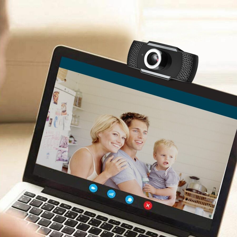 Adesso CyberTrack H4 1080P USB Webcam - 2.1 Megapixel - 30 fps - Manual Focus-Tripod Mount CYBERTRACKH4