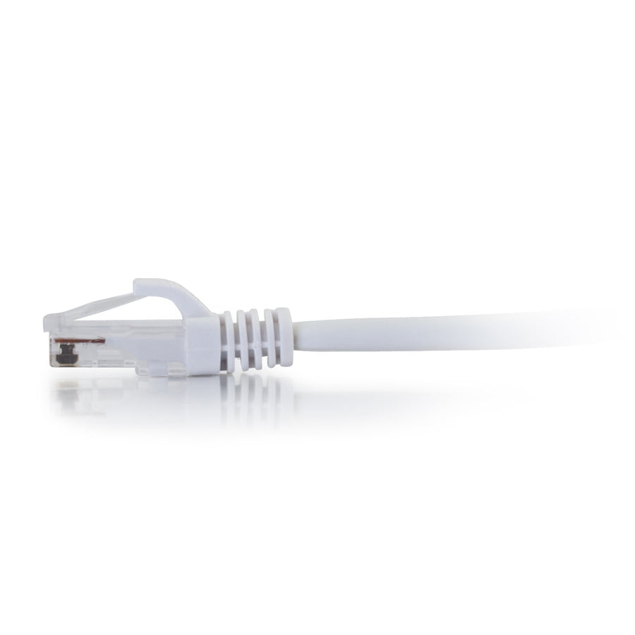 C2G 10ft Cat6a Snagless Unshielded (UTP) Ethernet Cable - Cat6a Network Patch Cable - PoE - White 50769
