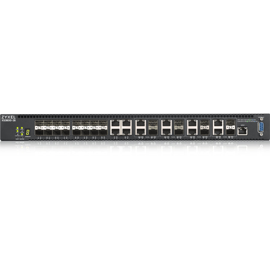 ZYXEL 28-port 10GbE L2+ Managed Switch XS3800-28
