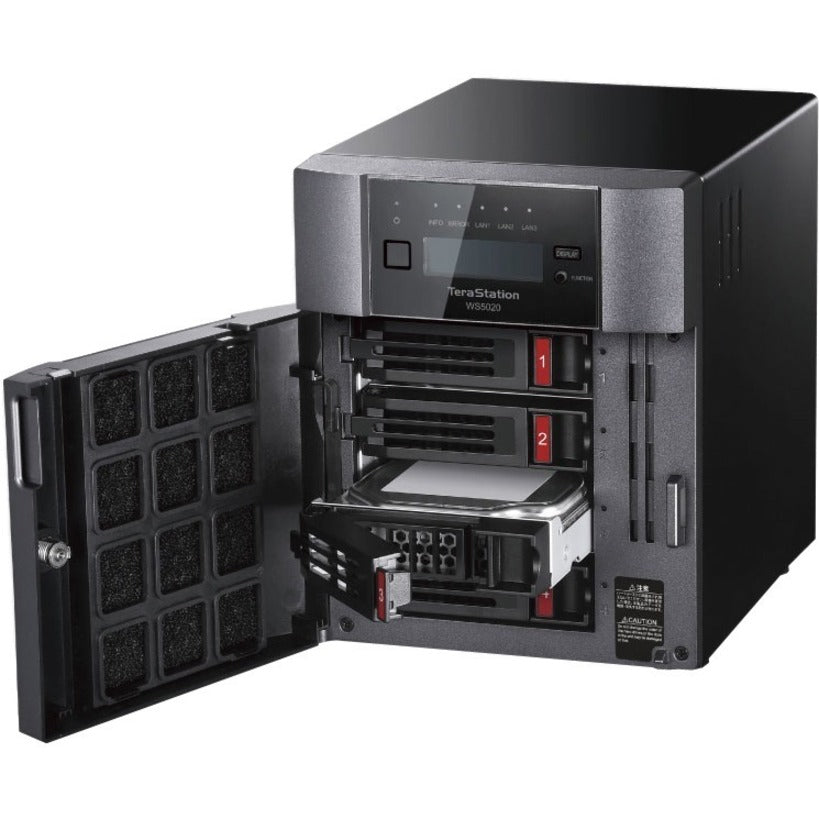 BUFFALO TeraStation WS5420 4-Bay Desktop Windows Server IoT 2019 NAS 16TB Hard Drives Included WS5420DN16S9