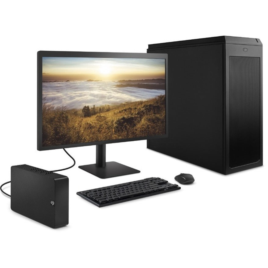 Seagate Expansion STKP8000400 8 TB Desktop Hard Drive - 3.5" External - Black STKP8000400