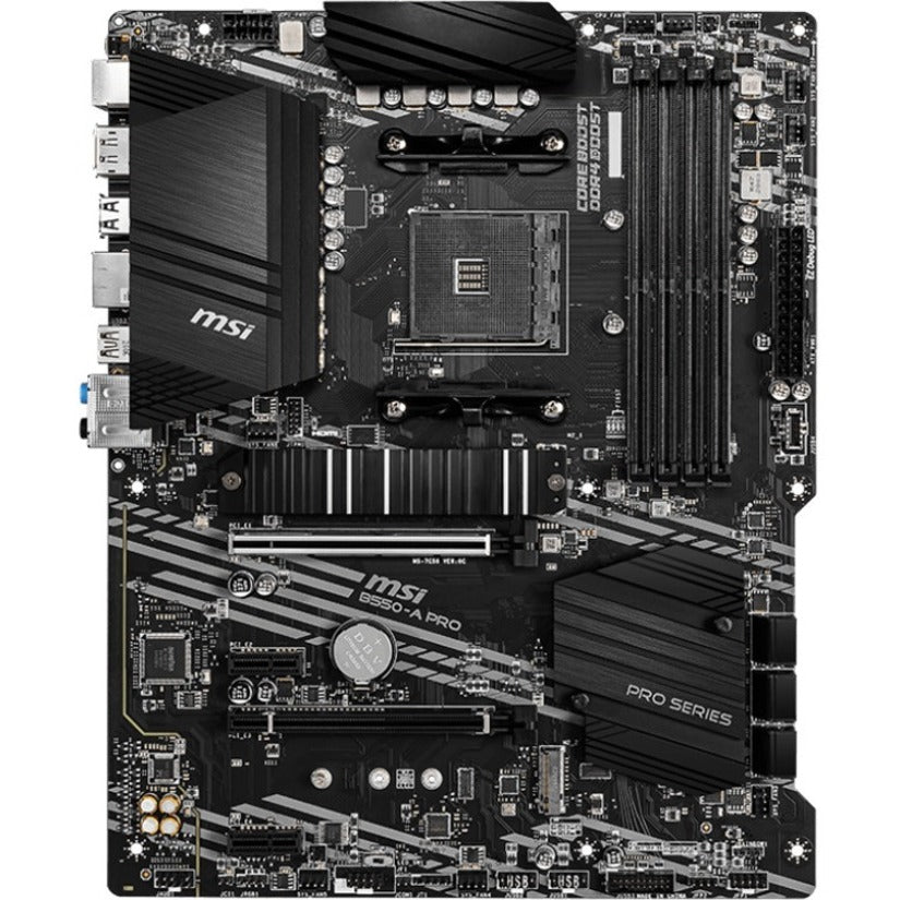 MSI B550-A PRO Desktop Motherboard - AMD B550 Chipset - Socket AM4 - ATX B550APRO