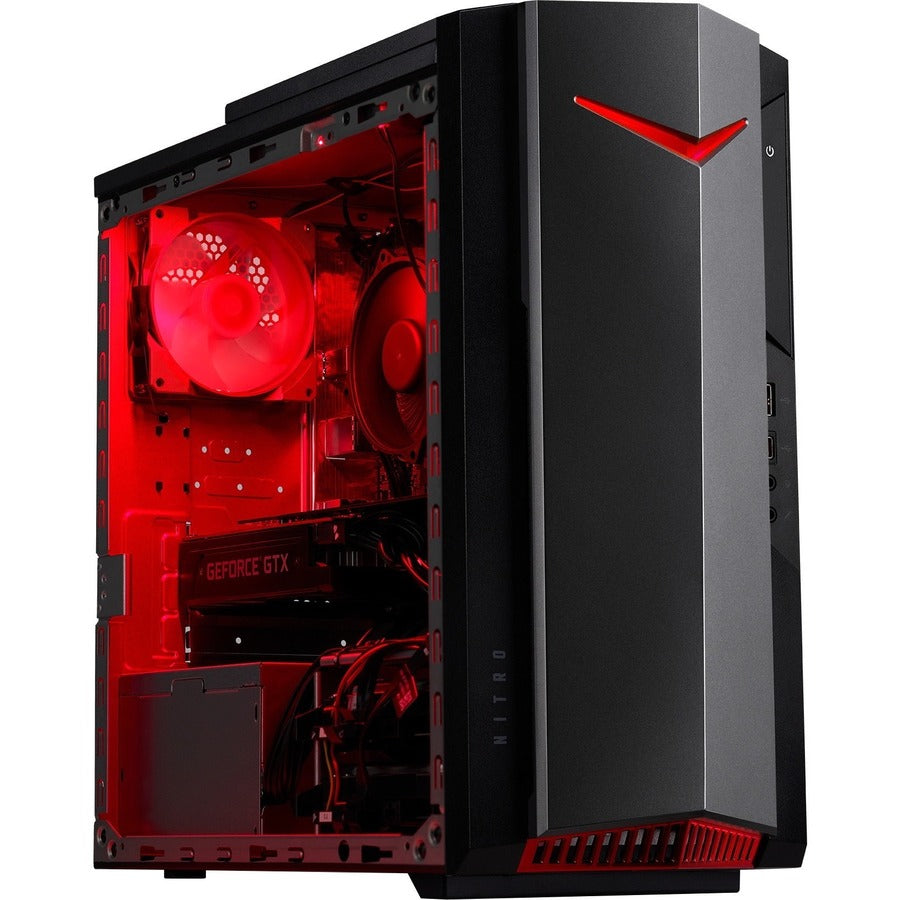 Acer Nitro N50-640 N5-64-UR13 Gaming Desktop Computer - Intel Core i5 12th Gen i5-12400F - 16 GB - 1 TB HDD - 512 GB SSD DG.E30AA.004