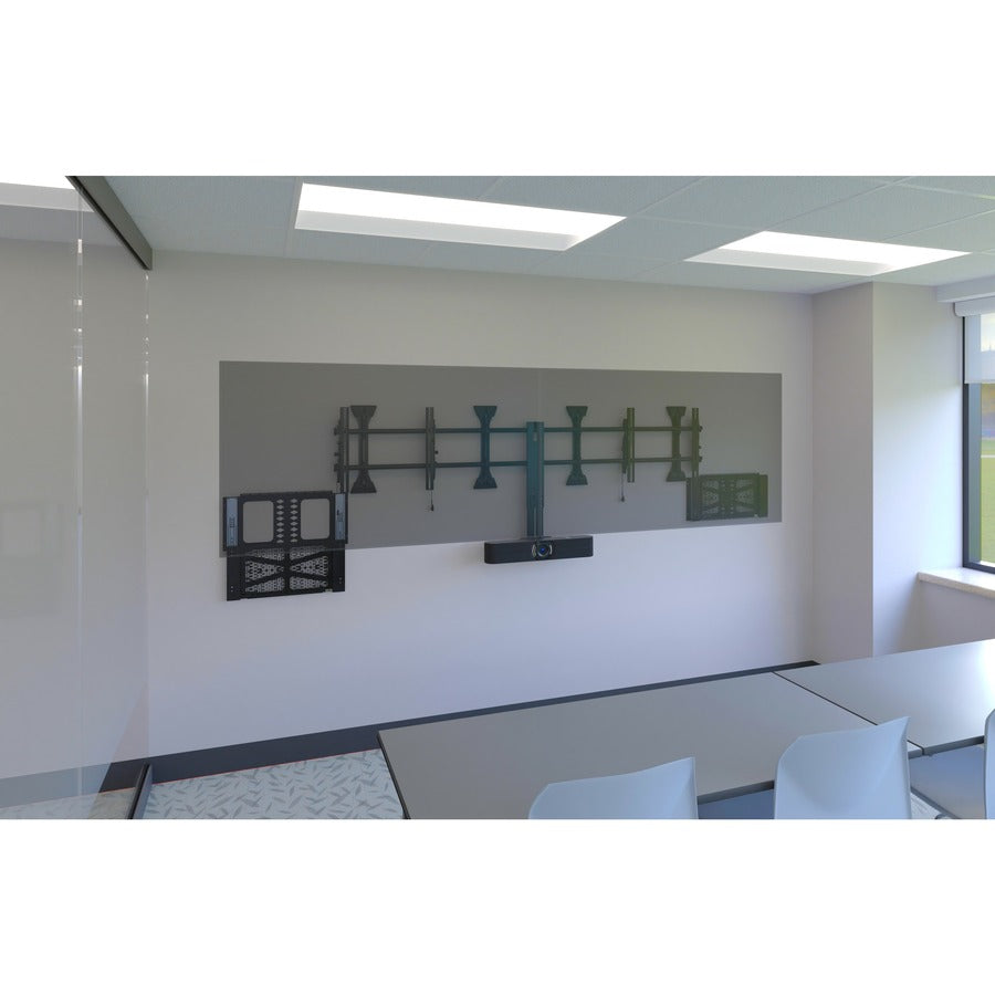 Chief Proximity Component Storage Slide-Lock Panel for AV Systems - Black CSSLP15X10