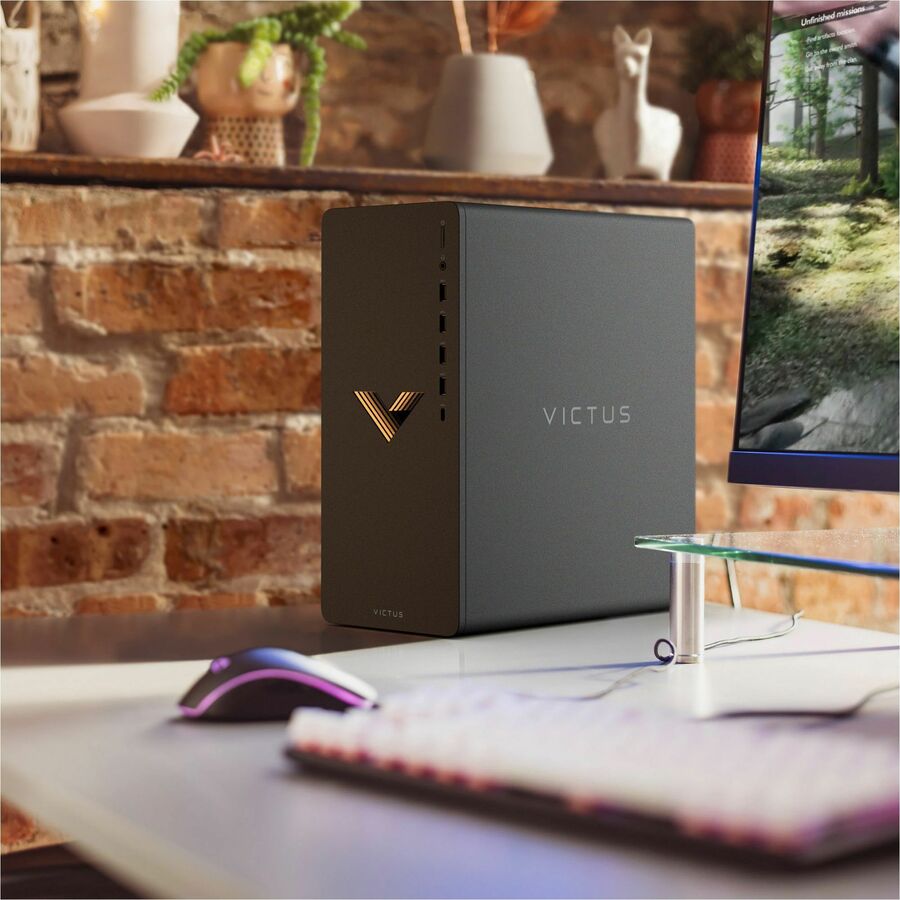VICTUS TG02-0000i TG02-0210 Gaming Desktop Computer - Intel Core i3 12th Gen i3-12100F - 8 GB - 512 GB SSD - Black 842Z4AA#ABA