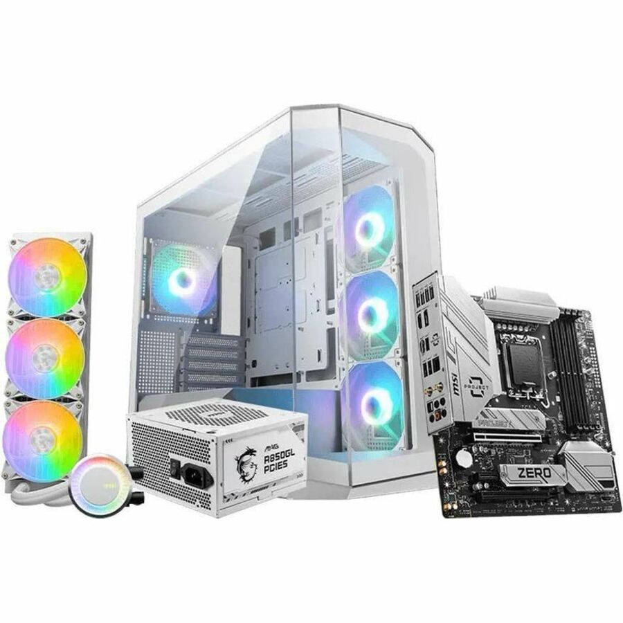 MSI PC Case MAG PANO M100R PZ / White PANOM100RPZWHT