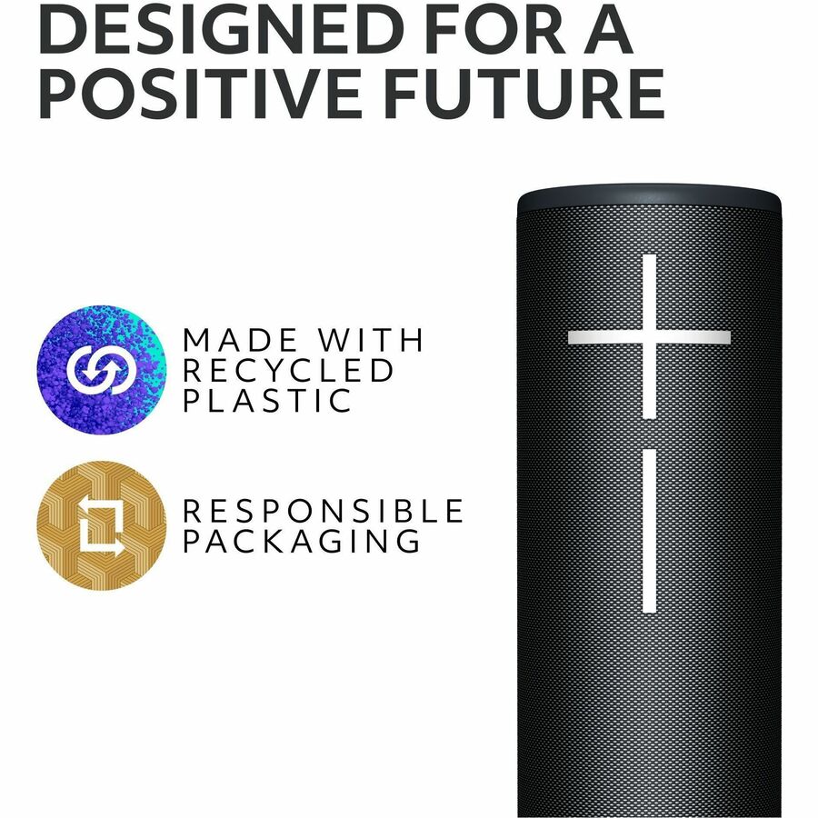 Ultimate Ears BOOM 4 Portable Waterproof Bluetooth Speaker With 360-Degree, Bold, Immersive, Crystal-Clear Sound, Floating Speaker With 15-Hour Battery and 147ft (45m) Range, Black 984-001963