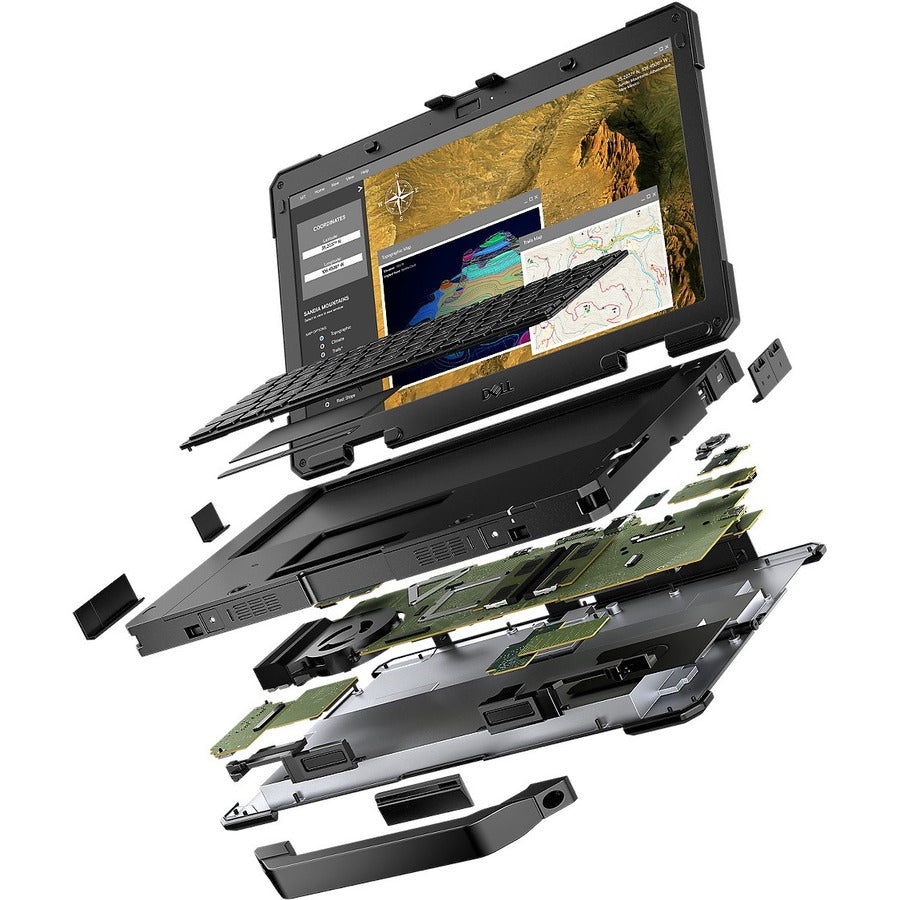 Dell Latitude 5000 5430 14" Rugged Notebook - Full HD - Intel Core i5 11th Gen i5-1145G7 - vPro Technology - 16 GB - 256 GB SSD - English Keyboard - Maluck Black C9DND