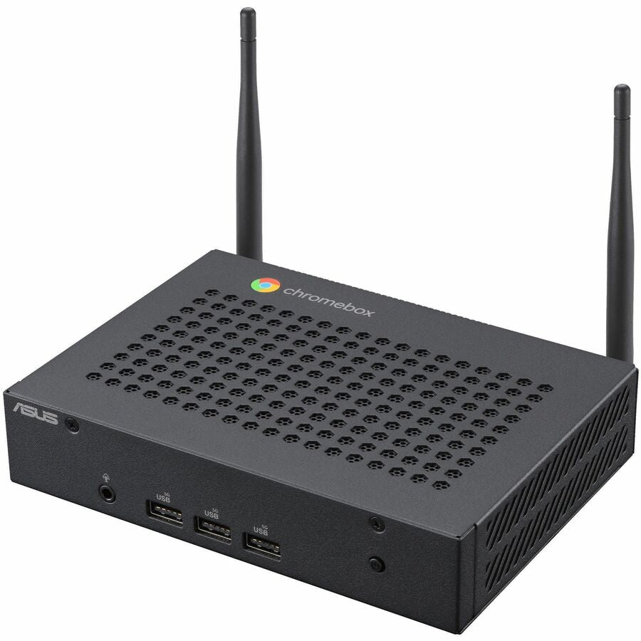 Asus Chromebox CF40-BC0001UN Chromebox - Intel Celeron N4500 - 8 GB - 64 GB Flash Memory Capacity - Mini PC - Black CF40-BC0001UN
