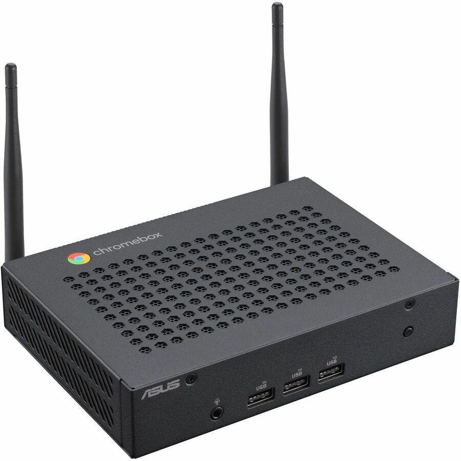 Asus Chromebox CF40-BC0001UN Chromebox - Intel Celeron N4500 - 8 GB - 64 GB Flash Memory Capacity - Mini PC - Black CF40-BC0001UN